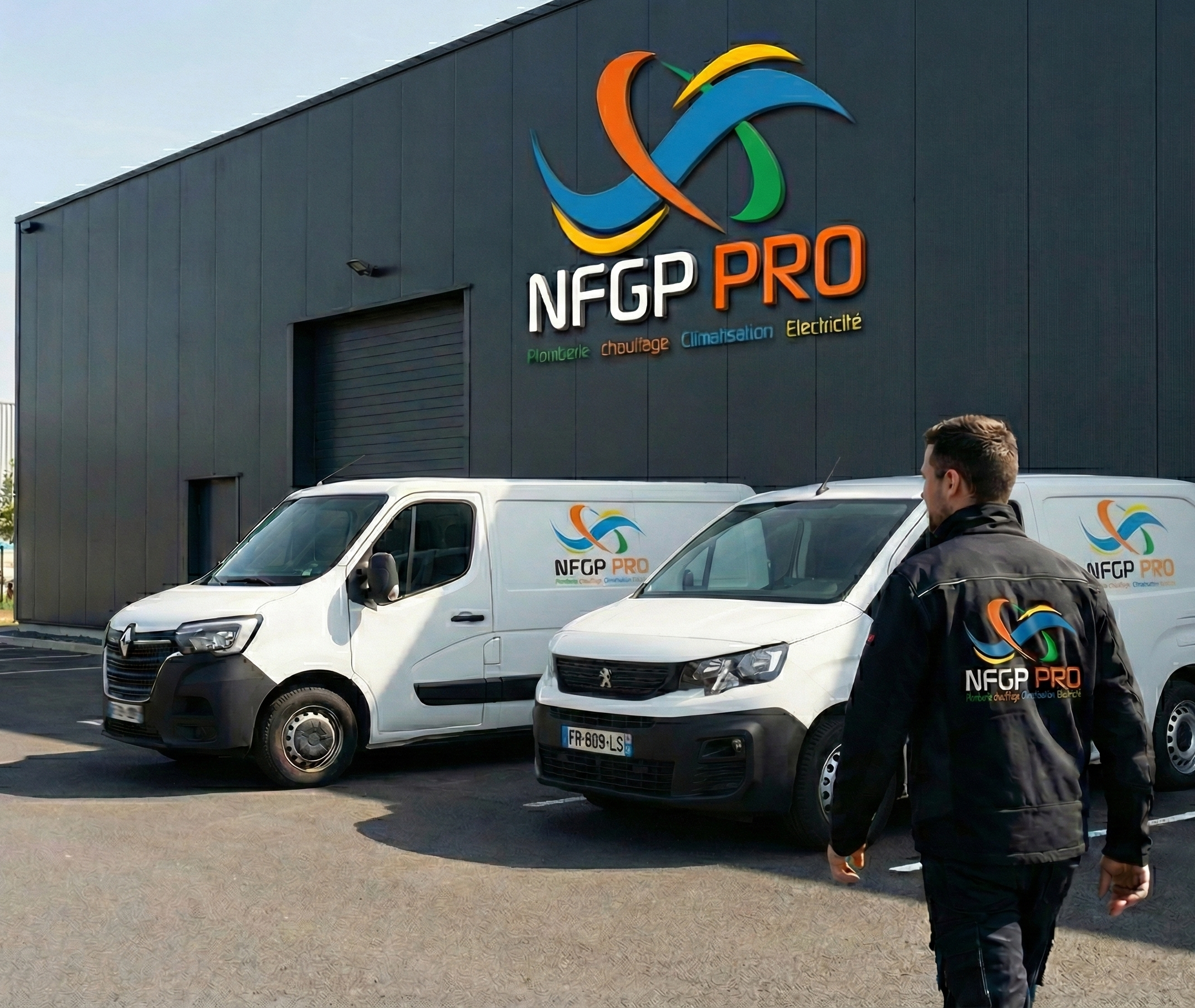 Entrepôt et véhicules NFGP PRO